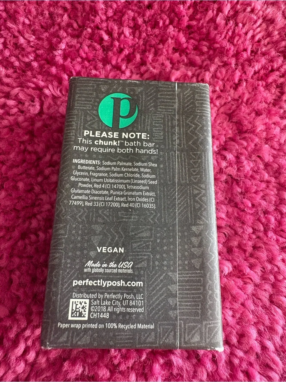 Perfectly Posh Chunk! Always Ghana Love You Bath Bar-shea butter